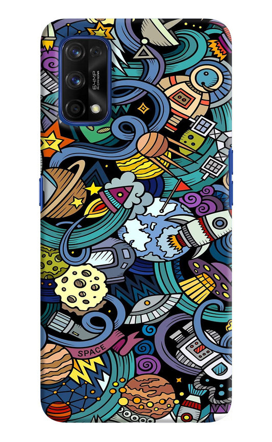 Space Abstract Realme 7 Pro Hard Case Back Cover by Casekaro