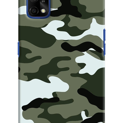 Camouflage Realme 7 Pro Hard Case Back Cover by Casekaro