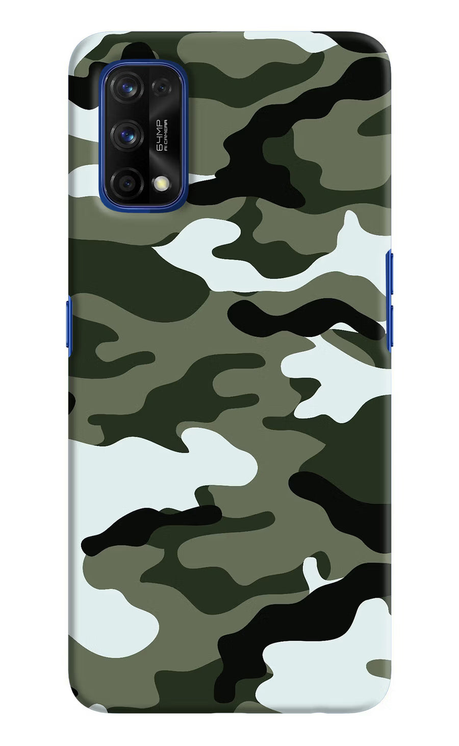 Camouflage Realme 7 Pro Back Cover, Hard case