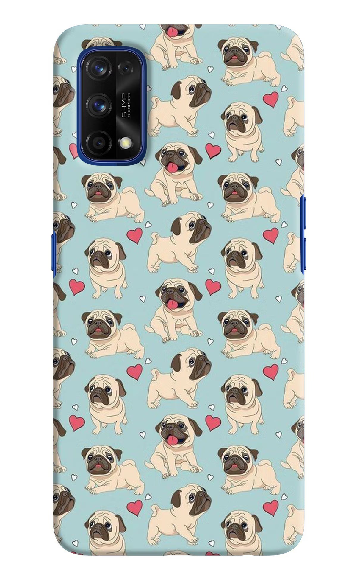 Pug Dog Realme 7 Pro Hard Case Back Cover by Casekaro