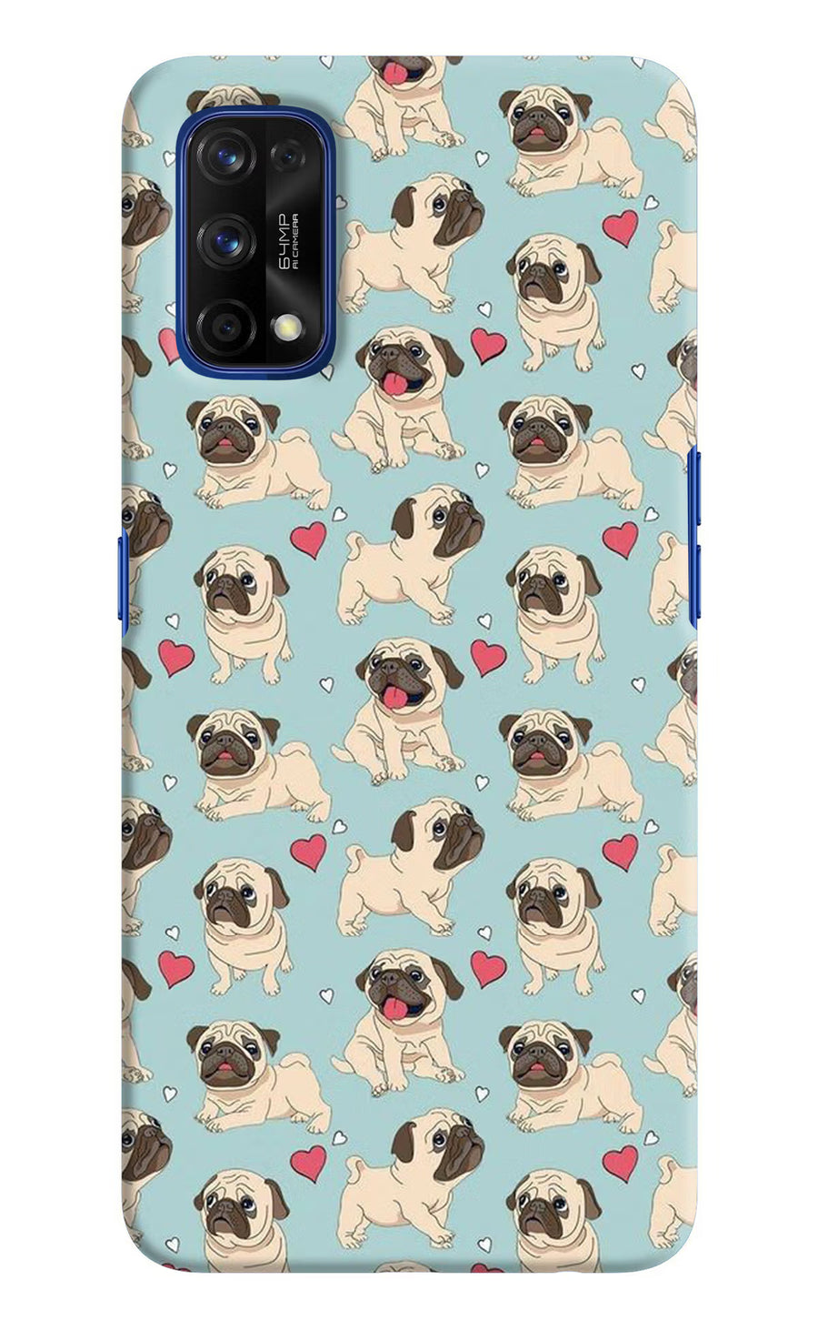 Pug Dog Realme 7 Pro Back Cover, Hard case
