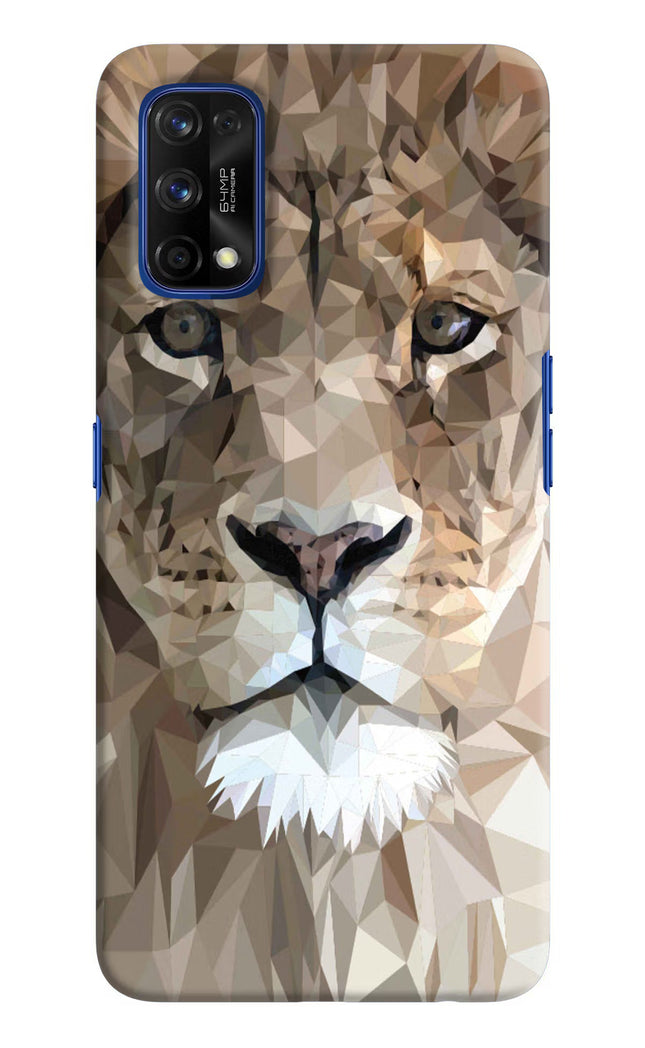 Lion Art Realme 7 Pro Hard Case Back Cover by Casekaro