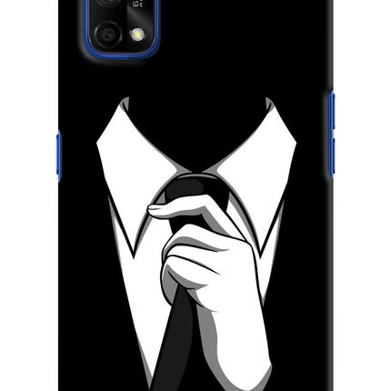 Black Tie Realme 7 Pro Hard Case Back Cover by Casekaro