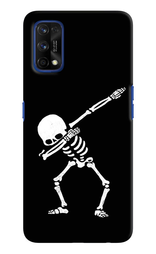 Dabbing Skeleton Art Realme 7 Pro Hard Case Back Cover by Casekaro