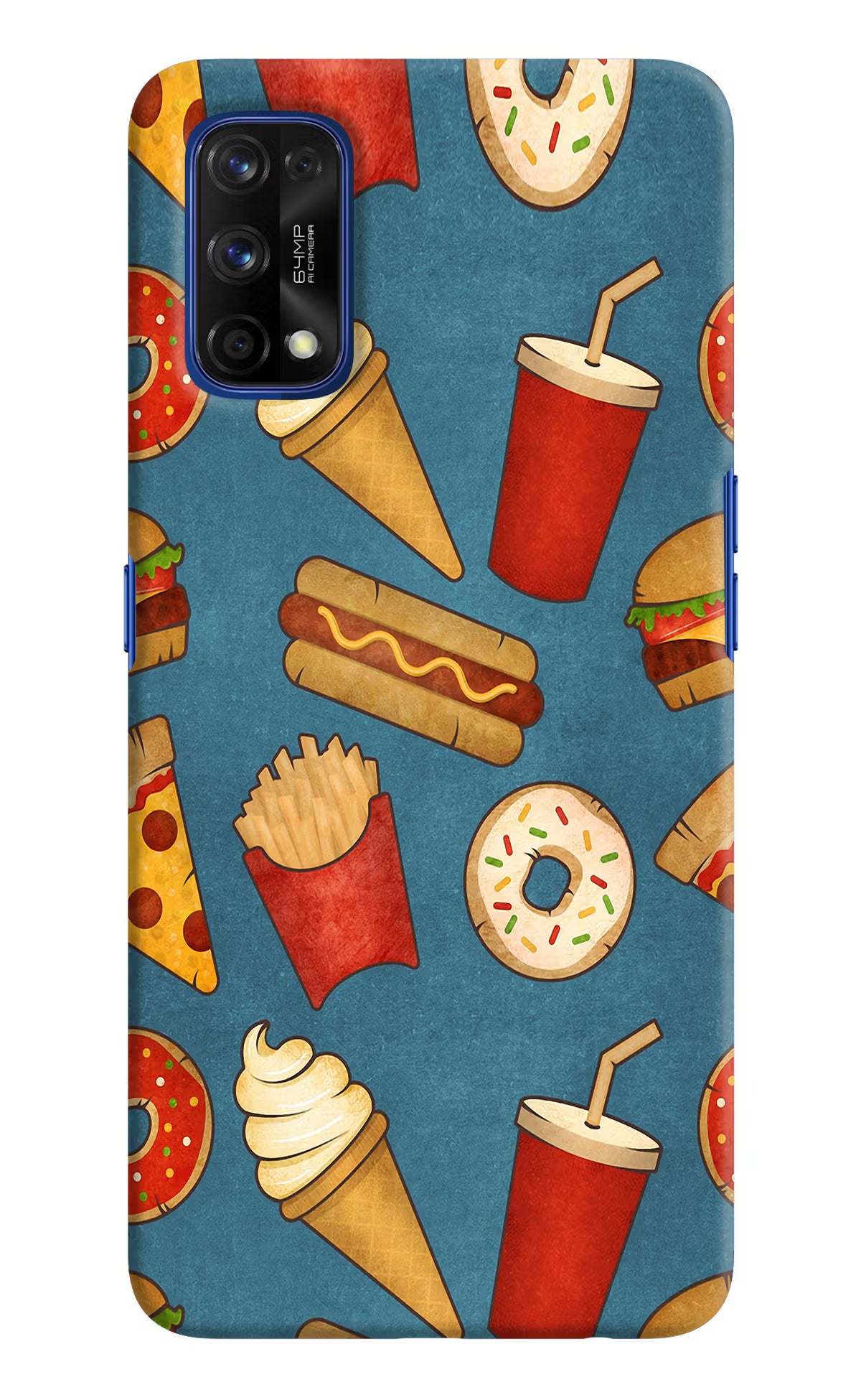 Foodie Realme 7 Pro Hard Case Back Cover by Casekaro