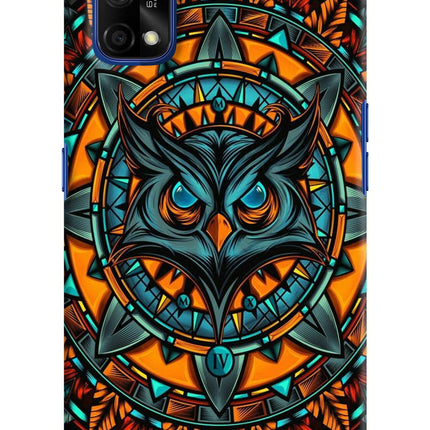 Angry Owl Art Realme 7 Pro Hard Case Back Cover by Casekaro