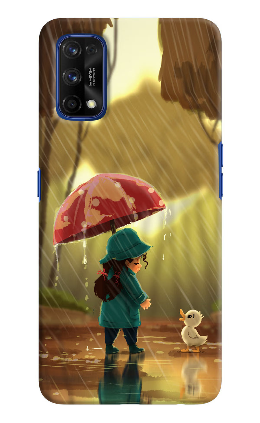 Rainy Day Realme 7 Pro Back Cover, Hard case