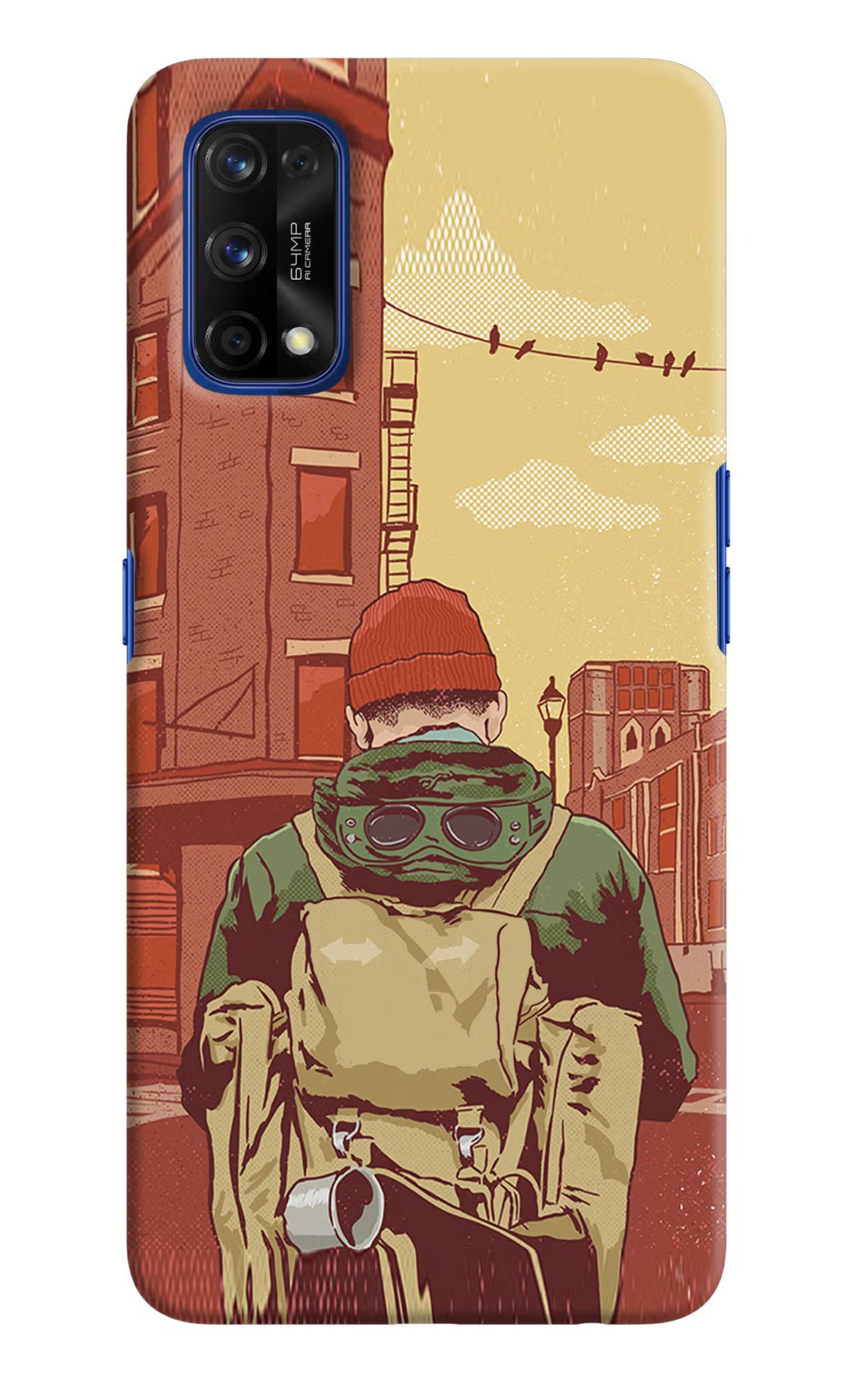 Adventurous Realme 7 Pro Hard Case Back Cover by Casekaro