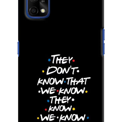 FRIENDS Dialogue Realme 7 Pro Hard Case Back Cover by Casekaro
