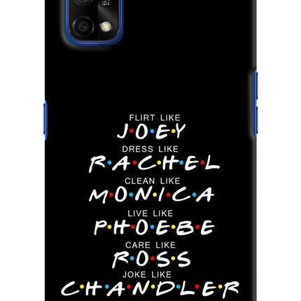 FRIENDS Character Realme 7 Pro Hard Case Back Cover by Casekaro