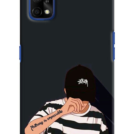 Aesthetic Boy Realme 7 Pro Hard Case Back Cover by Casekaro