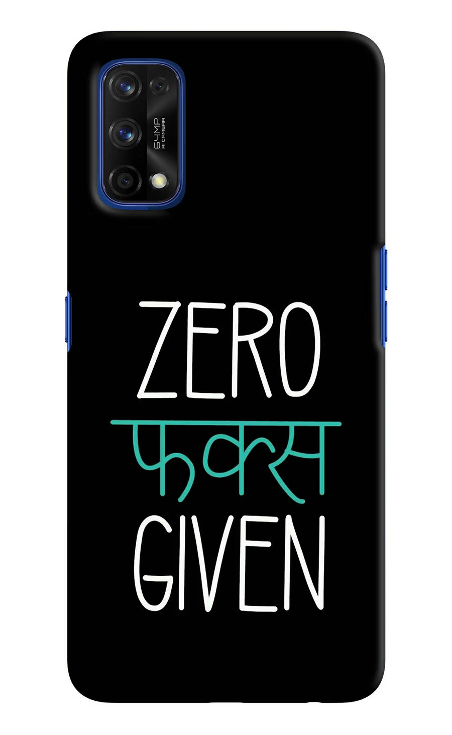 Zero Fucks Given Realme 7 Pro Back Cover, Hard case
