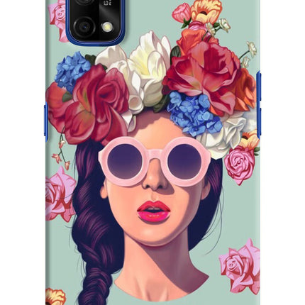 Pretty Girl Realme 7 Pro Hard Case Back Cover by Casekaro