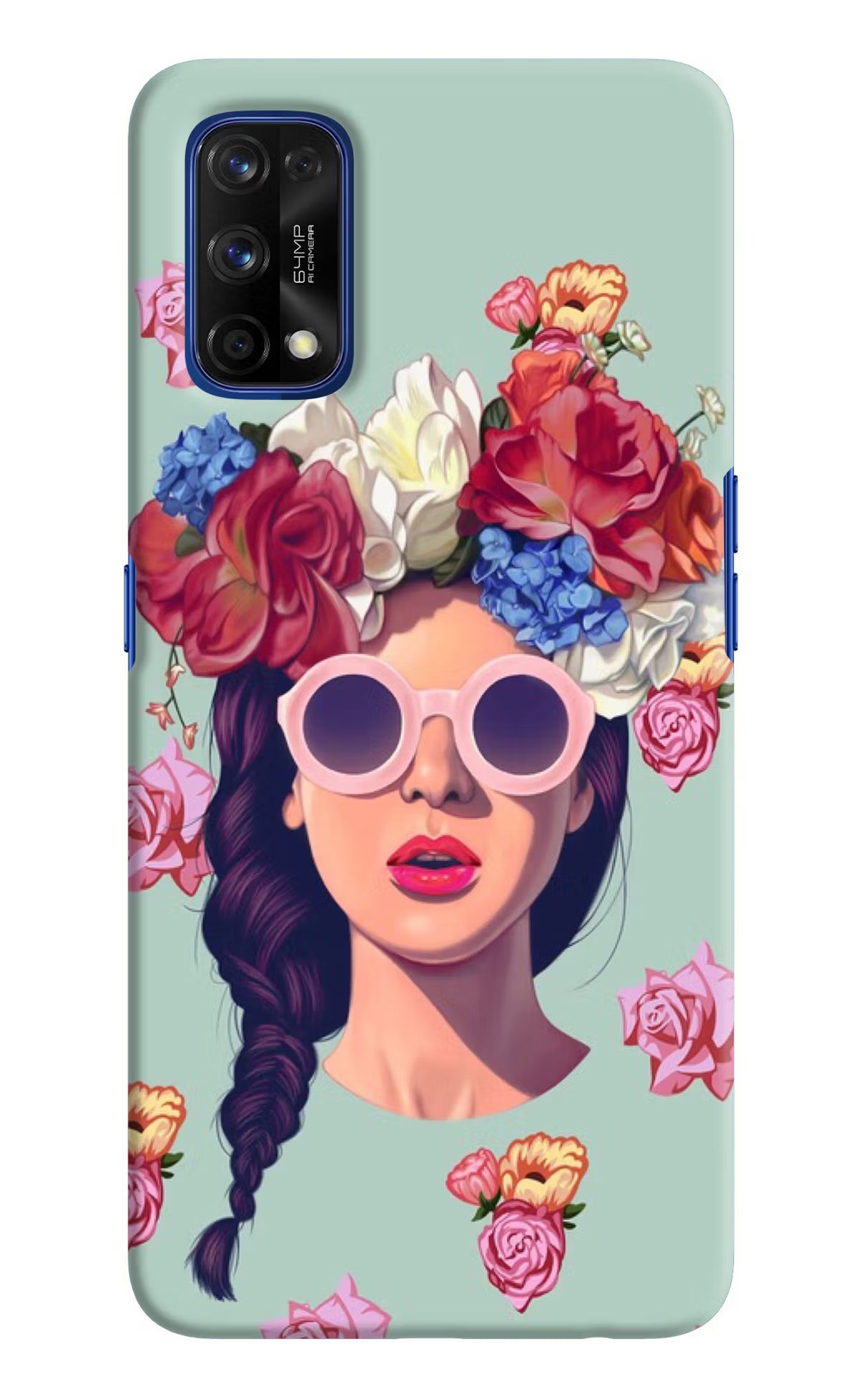 Pretty Girl Realme 7 Pro Hard Case Back Cover by Casekaro