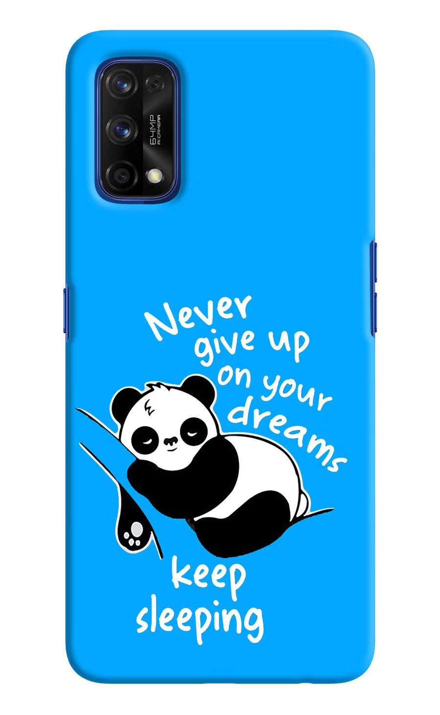 Keep Sleeping Realme 7 Pro Back Cover, Hard case