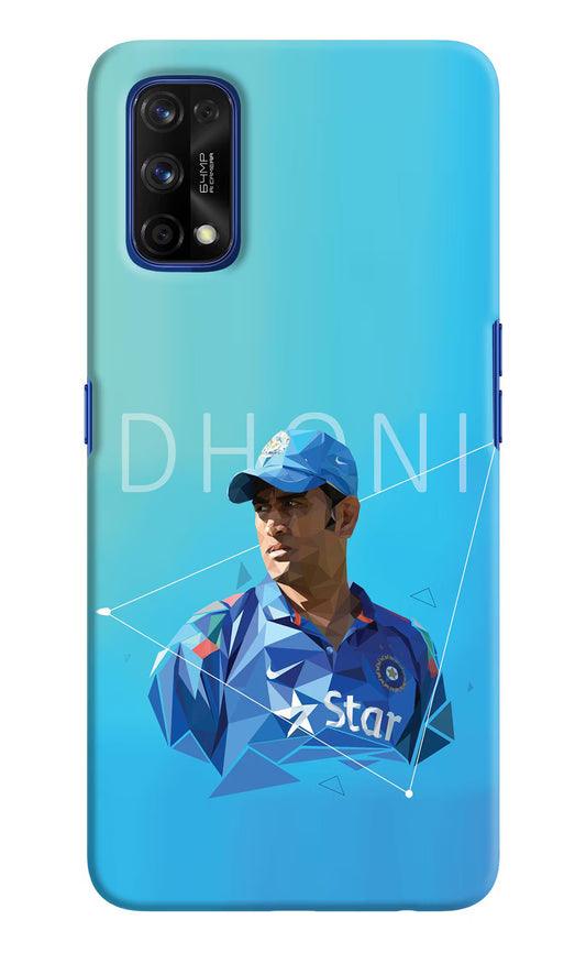 Dhoni Artwork Realme 7 Pro Hard Case Back Cover by Casekaro