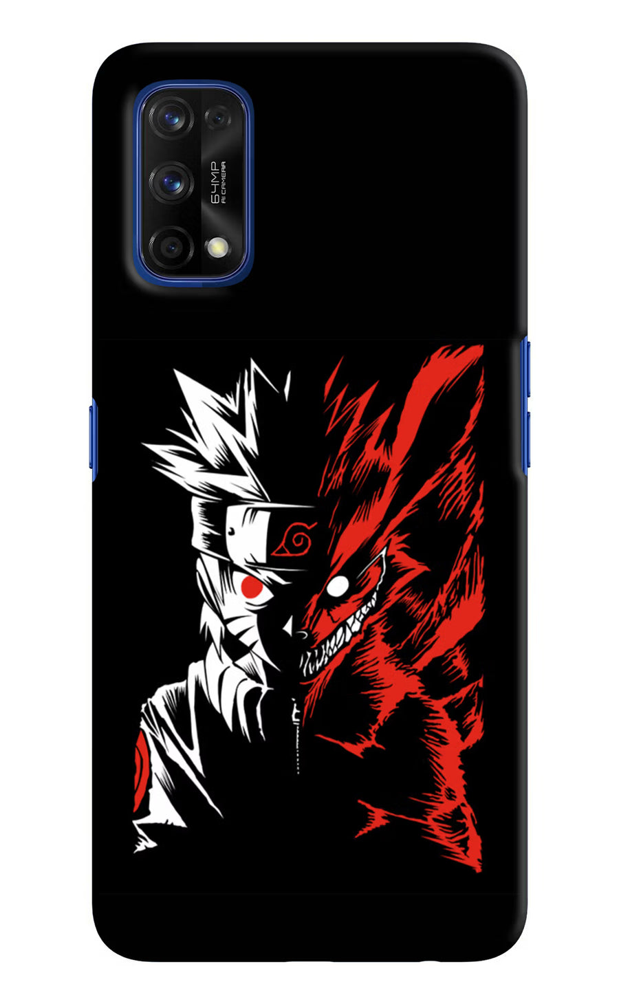Naruto Two Face Realme 7 Pro Back Cover, Hard case