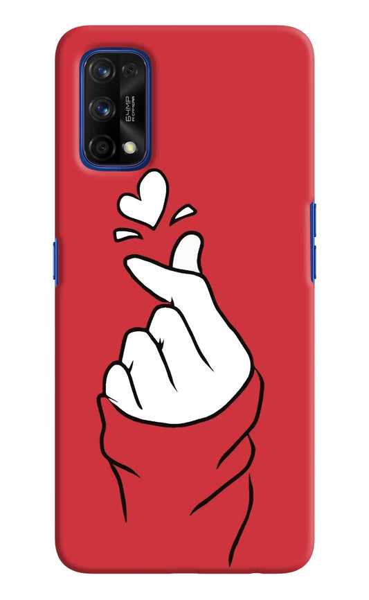 Korean Love Sign Realme 7 Pro Hard Case Back Cover by Casekaro
