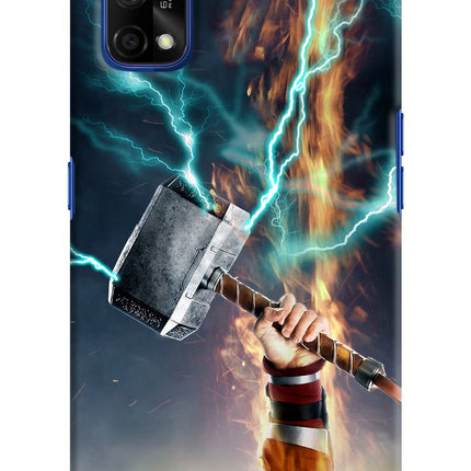 Thor Hammer Mjolnir Realme 7 Pro Hard Case Back Cover by Casekaro