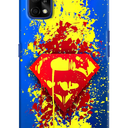 Superman logo Realme 7 Pro Hard Case Back Cover by Casekaro