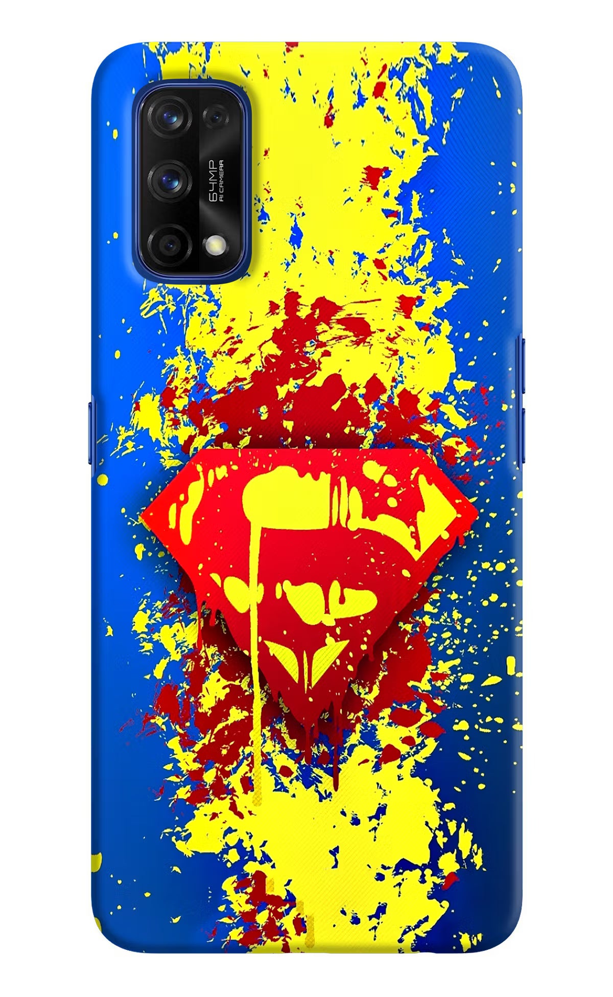 Superman logo Realme 7 Pro Hard Case Back Cover by Casekaro