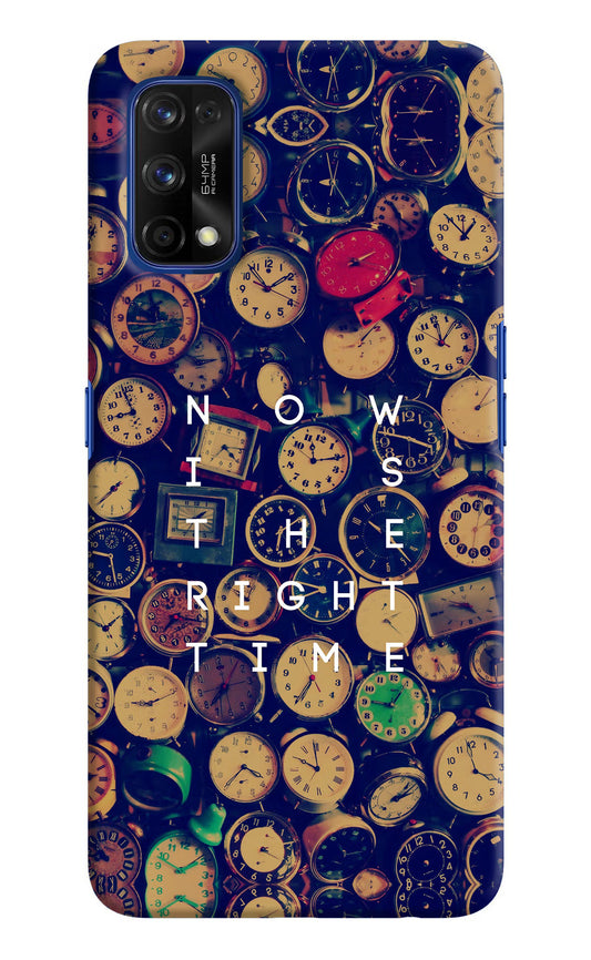Now is the Right Time Quote Realme 7 Pro Hard Case Back Cover by Casekaro