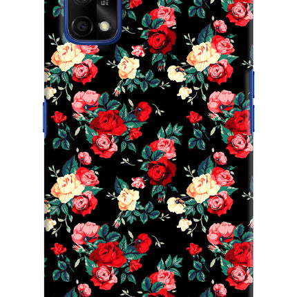 Rose Pattern Realme 7 Pro Hard Case Back Cover by Casekaro