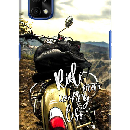 Ride More Worry Less Realme 7 Pro Hard Case Back Cover by Casekaro