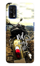Ride More Worry Less Realme 7 Pro Hard Case Back Cover by Casekaro