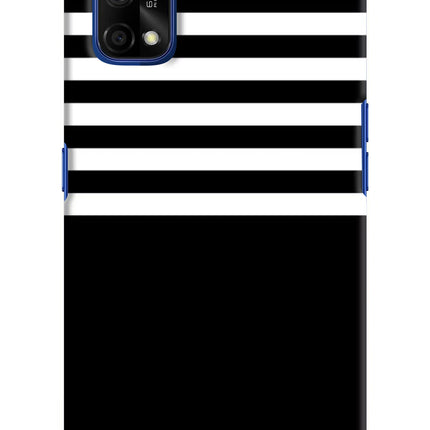 Black and White Print Realme 7 Pro Hard Case Back Cover by Casekaro