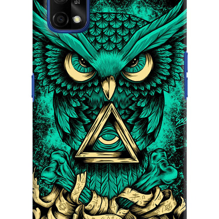 Green Owl Realme 7 Pro Hard Case Back Cover by Casekaro