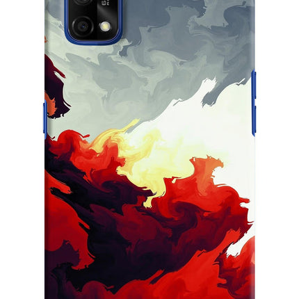Fire Cloud Realme 7 Pro Hard Case Back Cover by Casekaro