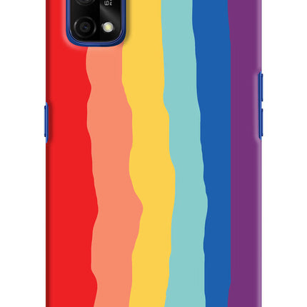 Rainbow Realme 7 Pro Hard Case Back Cover by Casekaro