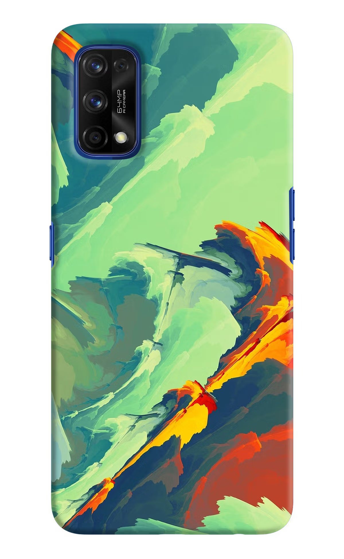 Paint Art Realme 7 Pro Hard Case Back Cover by Casekaro