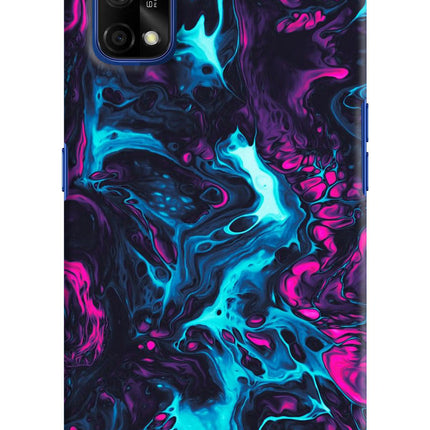 Abstract Realme 7 Pro Hard Case Back Cover by Casekaro