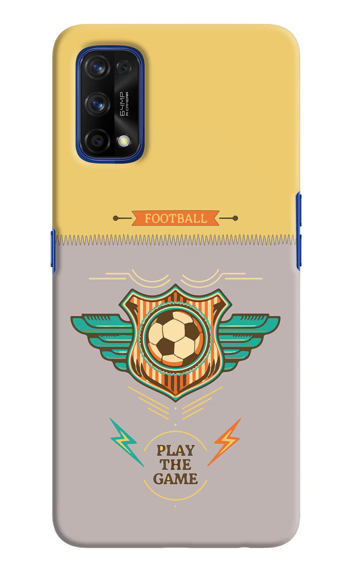 Football Realme 7 Pro Hard Case Back Cover by Casekaro
