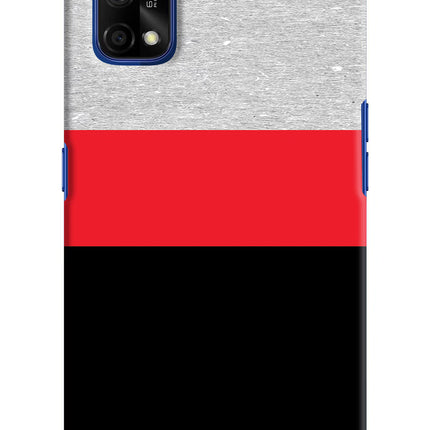 Tri Color Pattern Realme 7 Pro Hard Case Back Cover by Casekaro