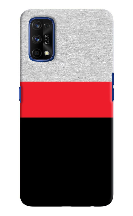 Tri Color Pattern Realme 7 Pro Hard Case Back Cover by Casekaro