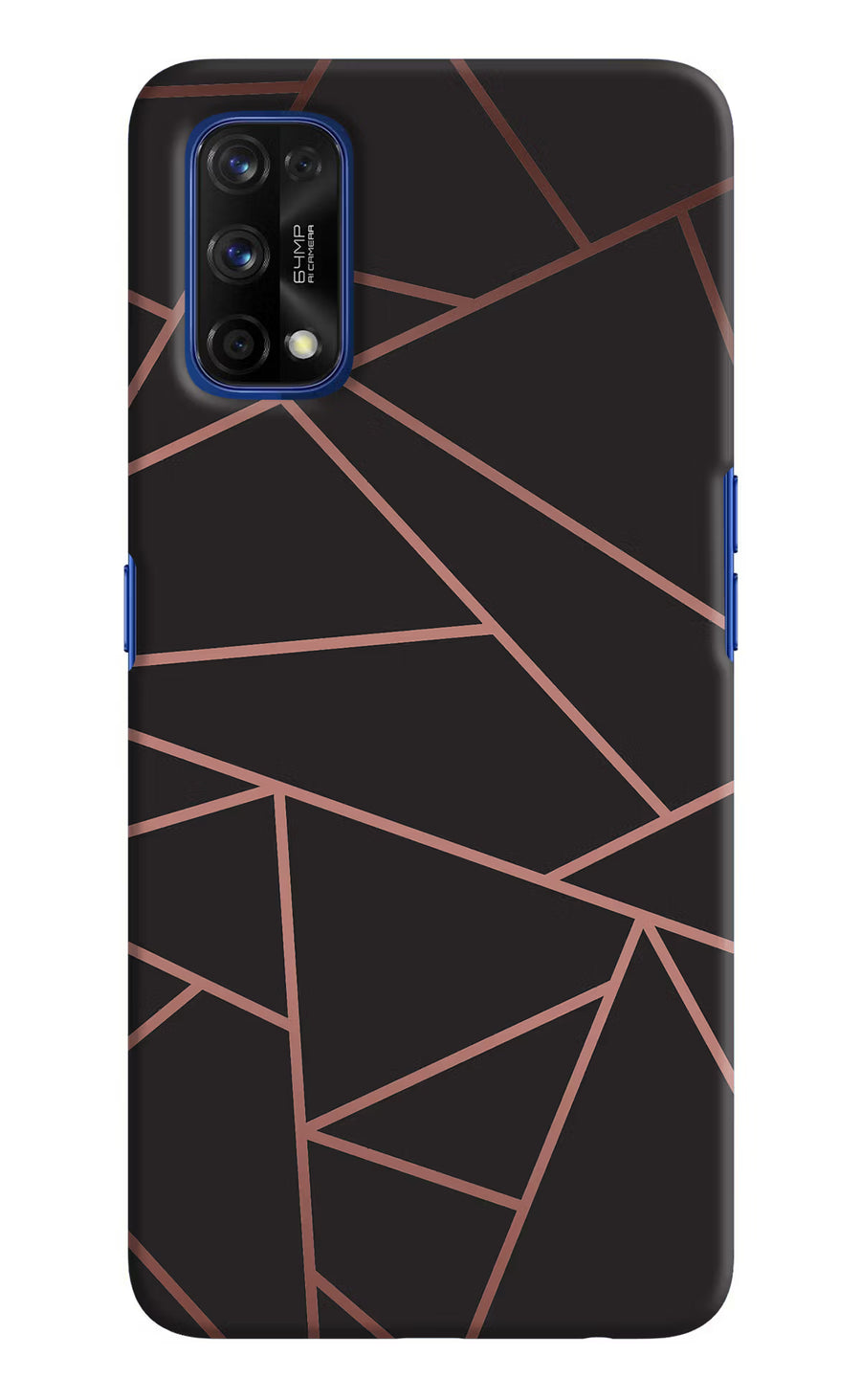 Geometric Pattern Realme 7 Pro Back Cover, Hard case