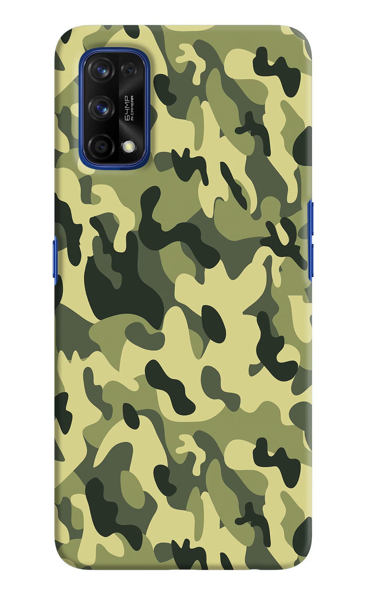 Camouflage Realme 7 Pro Hard Case Back Cover by Casekaro
