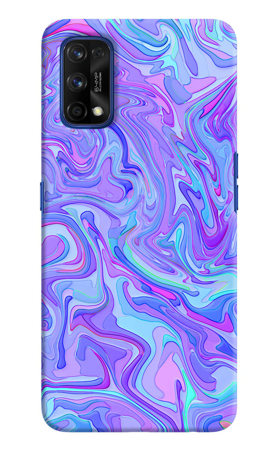 Glitter Realme 7 Pro Back Cover, Hard case
