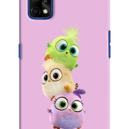 Cute Little Birds Realme 7 Pro Hard Case Back Cover by Casekaro
