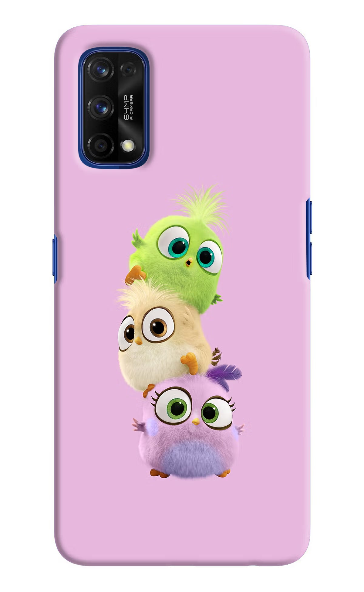 Cute Little Birds Realme 7 Pro Hard Case Back Cover by Casekaro