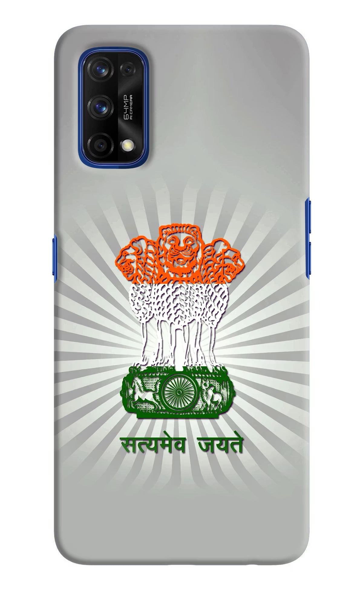 Satyamev Jayate Art Realme 7 Pro Hard Case Back Cover by Casekaro