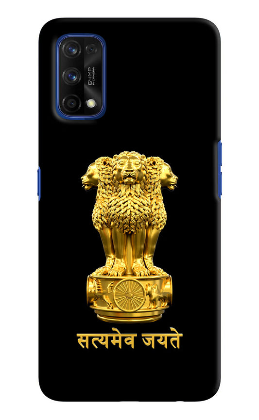 Satyamev Jayate Golden Realme 7 Pro Hard Case Back Cover by Casekaro