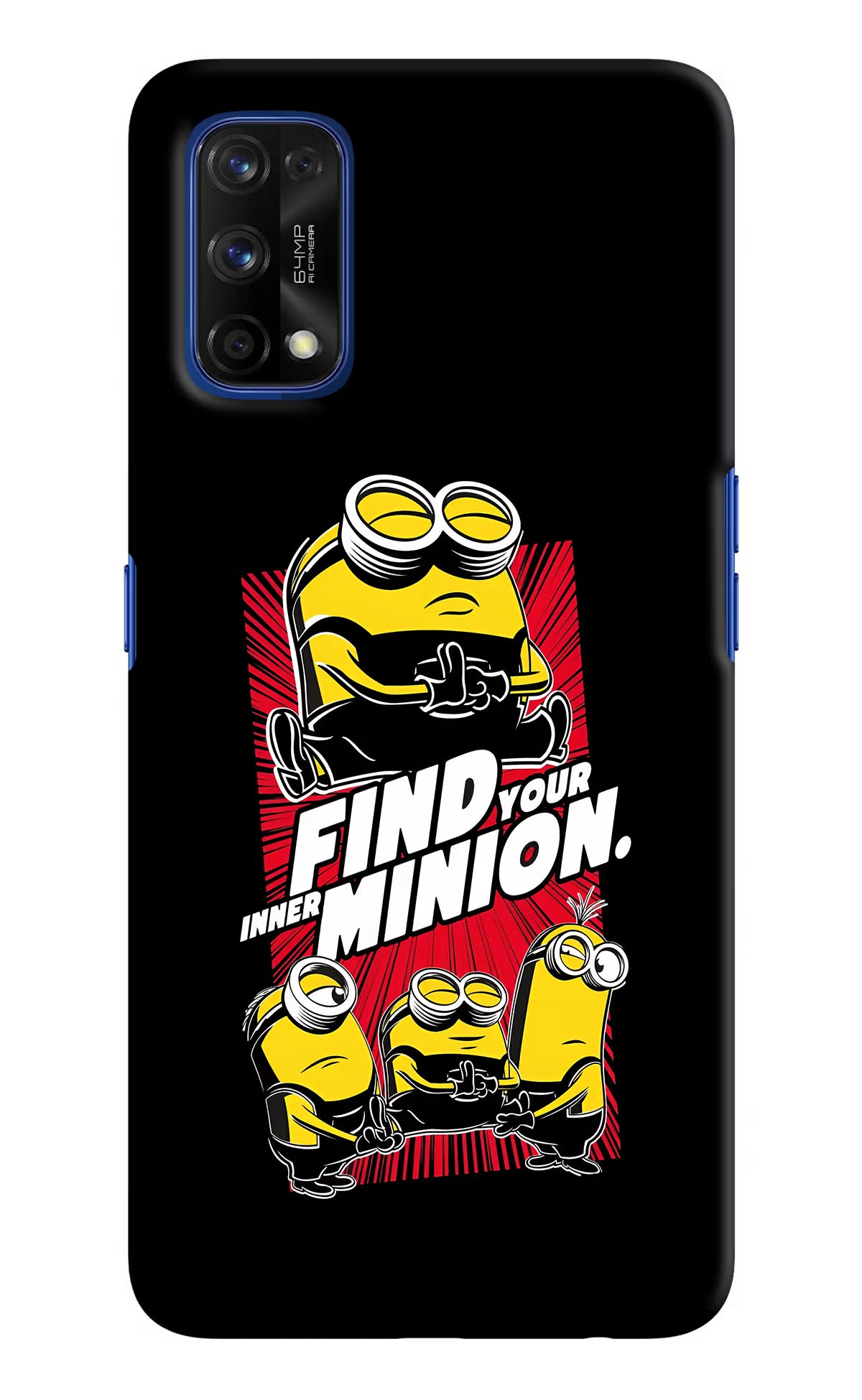 Find your inner Minion Realme 7 Pro Hard Case Back Cover by Casekaro