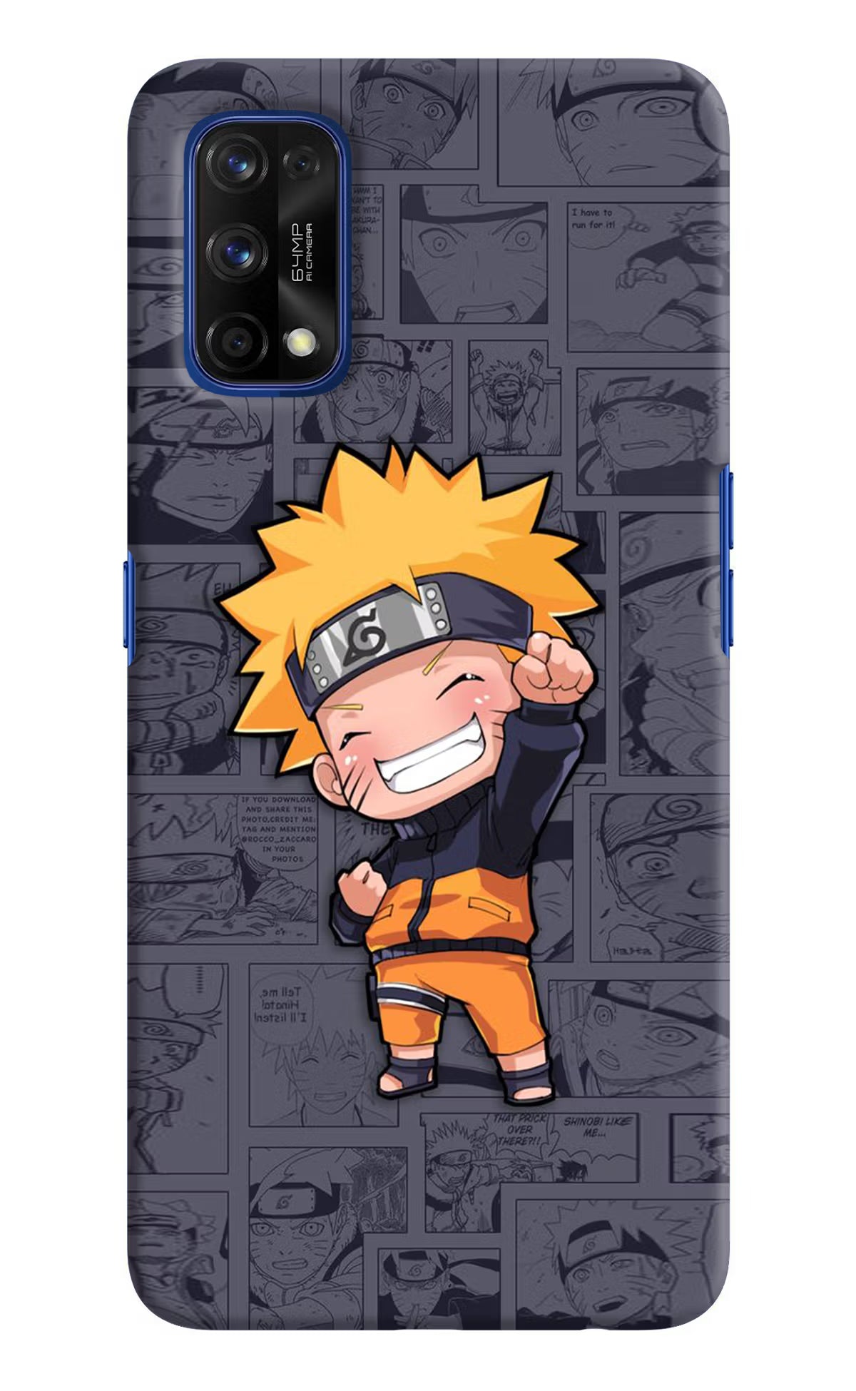 Chota Naruto Realme 7 Pro Hard Case Back Cover by Casekaro