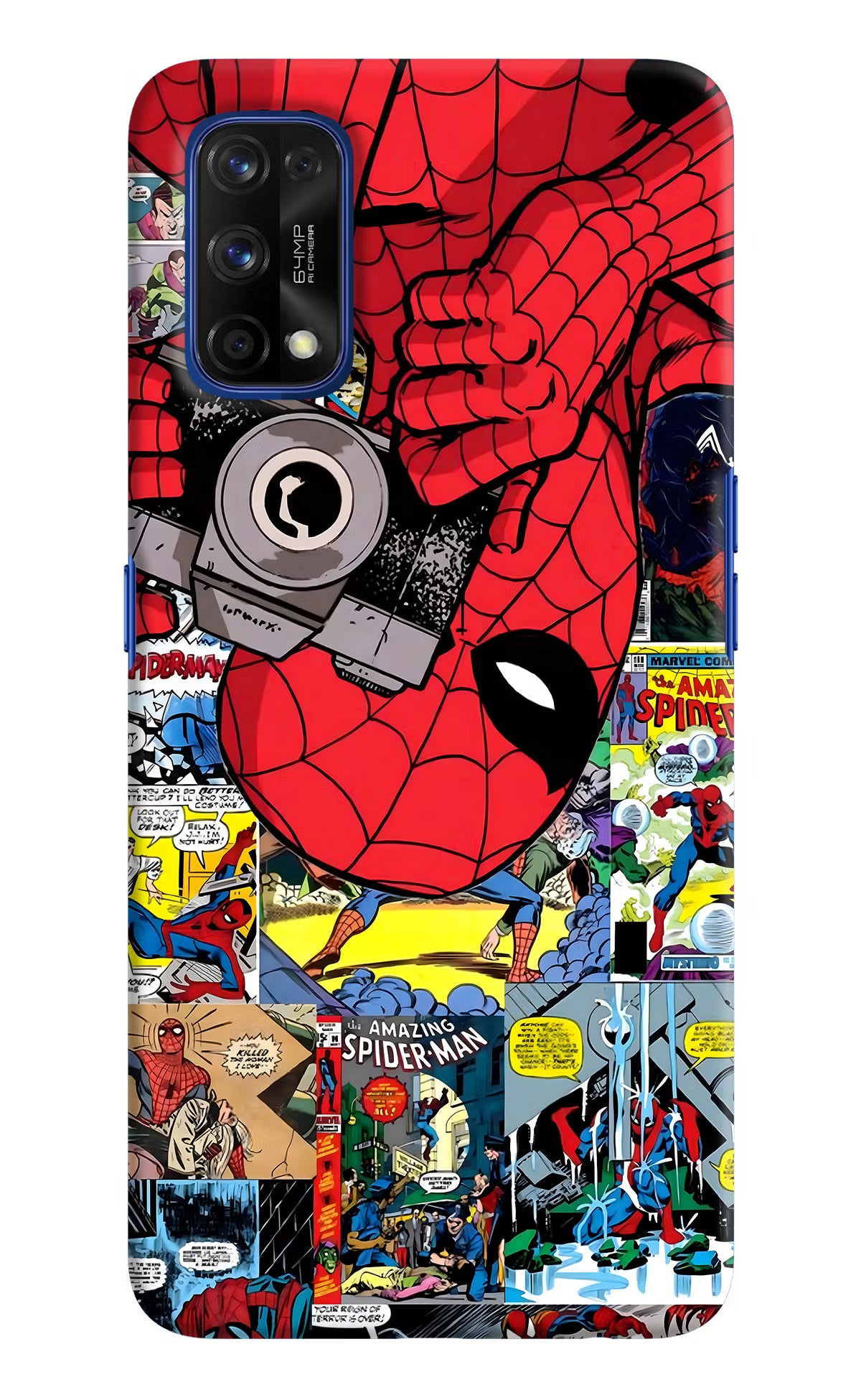 Spider Man Realme 7 Pro Hard Case Back Cover by Casekaro