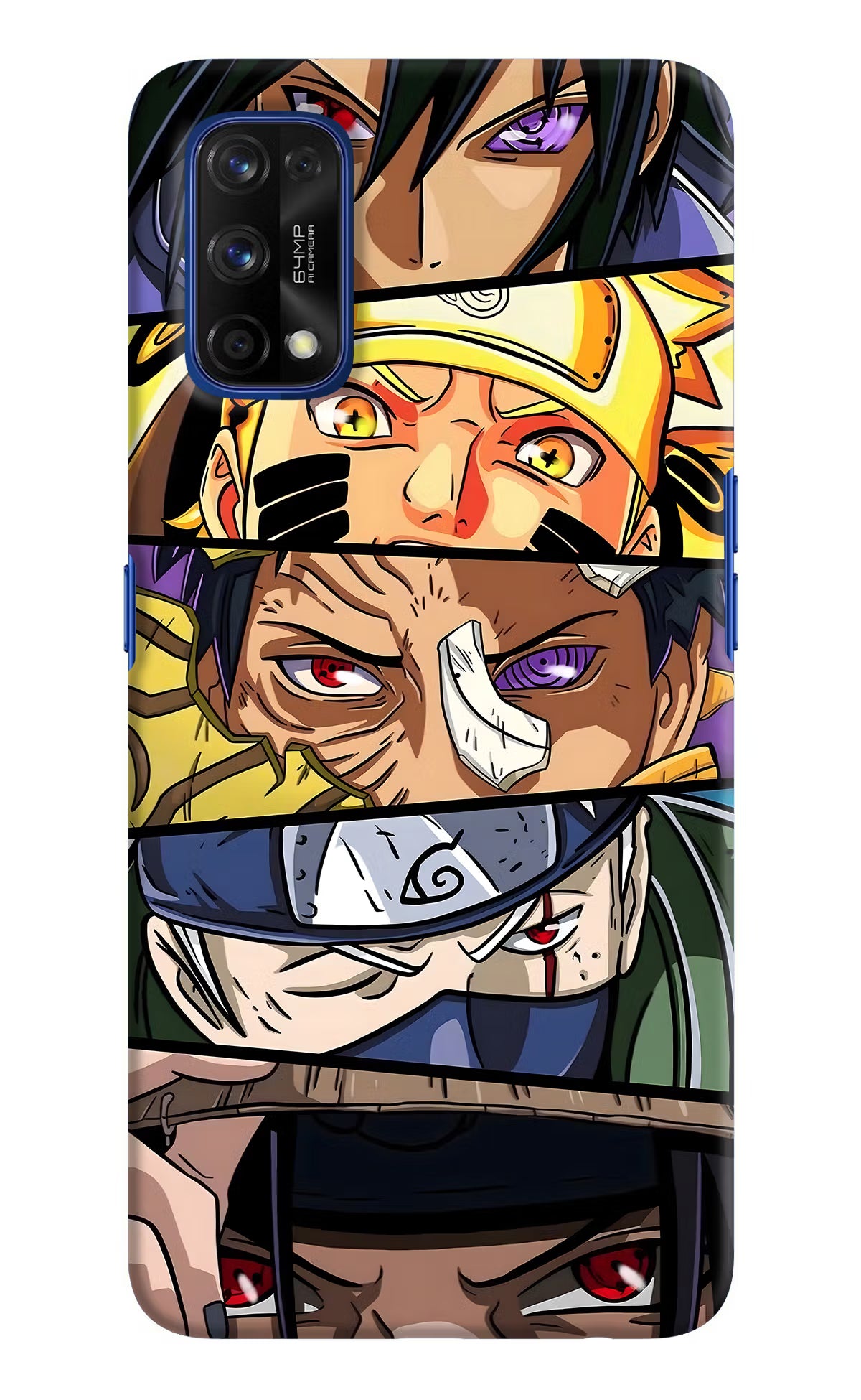 Naruto Character Realme 7 Pro Hard Case Back Cover by Casekaro