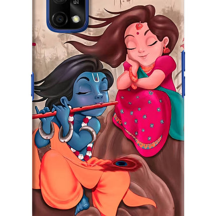 Radhe Krishna Realme 7 Pro Hard Case Back Cover by Casekaro